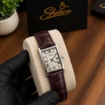Cartier Tank Style Classic Roman Numeral Dial Men's Luxury Watch with Box