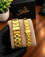 Shahva Gold Couple Watches – Elegant Matching Timepieces - Image 2