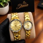 Shahva Gold Couple Watches – Elegant Matching Timepieces